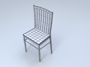 chair4 for cafe 3D मॉडल