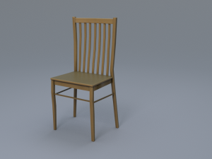 chair4 for cafe 3D मॉडल