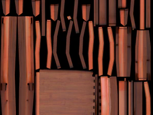 chair4 for cafe 3D Model