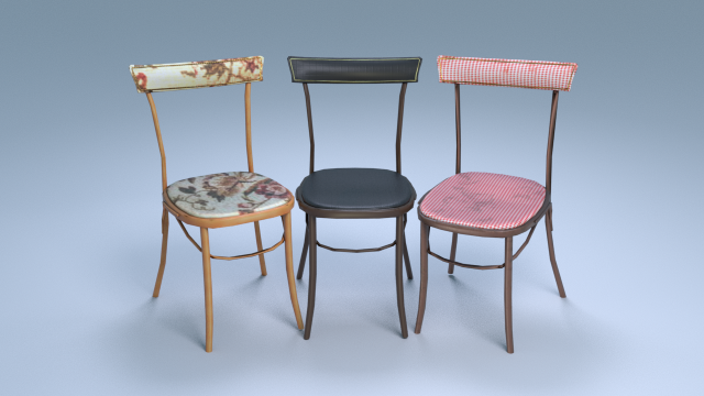 chair5 for cafe 3Dモデル .c4d .max .obj .3ds .fbx .stl .blend 