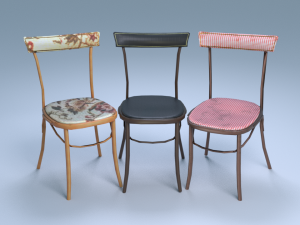 chair5 for cafe 3D मॉडल