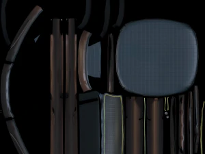 कैफे के लिए कुर्सी5 3D मॉडल