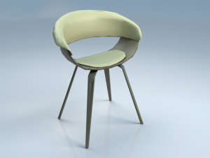 chair6 for cafe 3D 모델