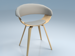 chair6 for cafe 3D 모델