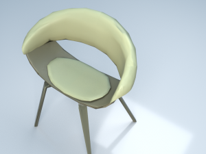 chair6 for cafe 3D 모델