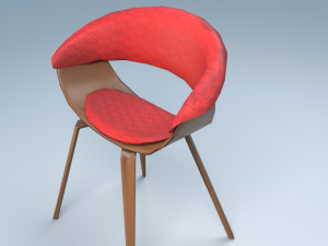 chair6 for cafe 3D 모델