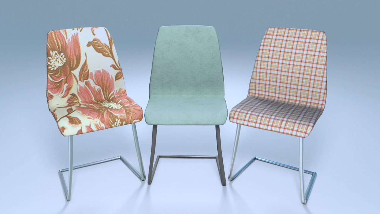 chair7 for cafe 3D Model .c4d .max .obj .3ds .fbx .stl .blend 