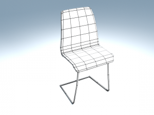 chair7 for cafe Model 3D