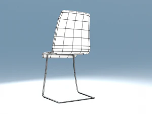 chair7 for cafe 3D Model