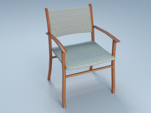 chair8 for cafe 3D Модель