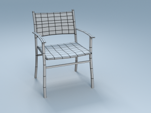 chair8 for cafe 3D Модель
