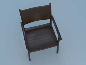 chair8 for cafe 3D Модель