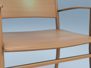 chair8 for cafe 3D Модель
