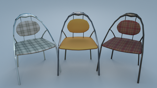 chair9 for cafe 3D Model .c4d .max .obj .3ds .fbx .stl .blend 