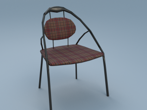 chair9 for cafe 3D Model