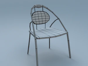 chair9 for cafe 3D Model