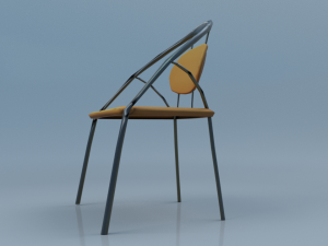 chair9 for cafe 3D Model