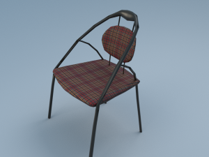 chair9 for cafe 3D Model