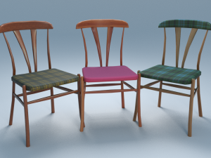 chair10 for cafe 3D मॉडल