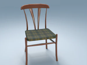 chair10 for cafe 3D Model
