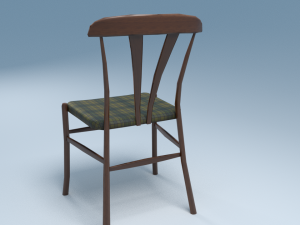 chair10 for cafe 3D मॉडल