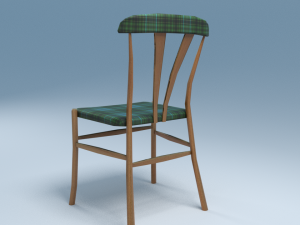 chair10 for cafe 3D मॉडल