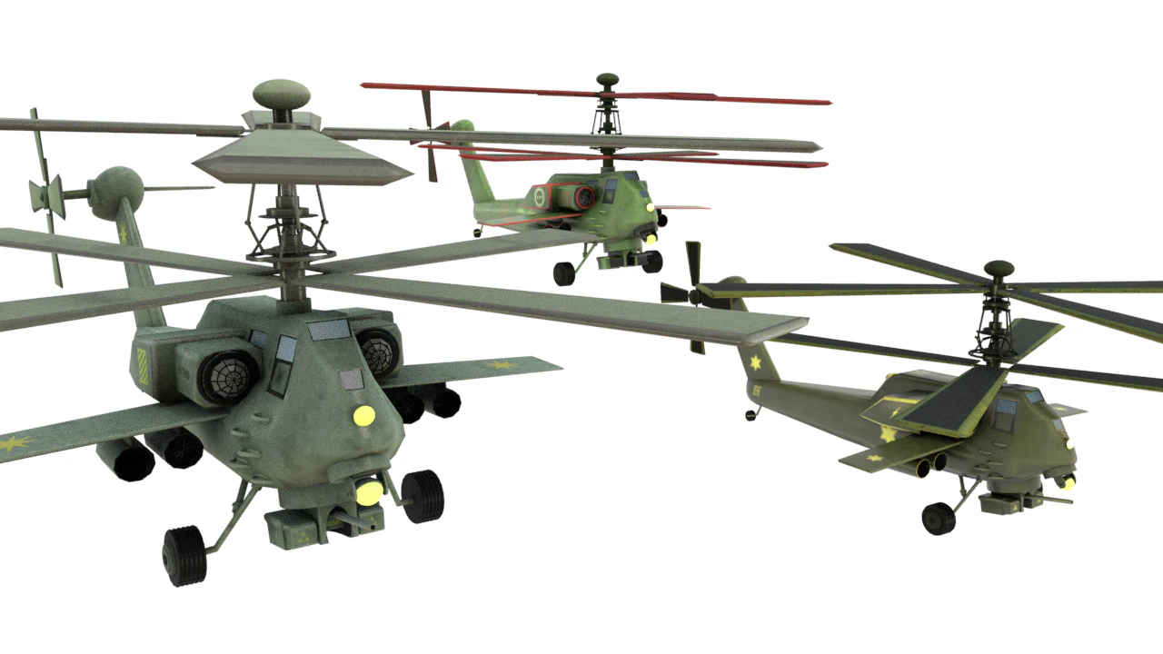 helic&oacute;pteroparajuegos Modelo 3D .c4d .max .obj .3ds .fbx .stl .blend 