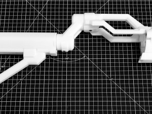 psvr aim controller stock v2 3D प्रिंट मॉडल