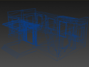 3ds max abandoned boat station 3D 모델