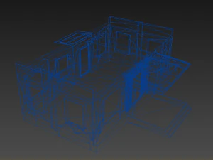 3ds max abandoned boat station 3D Model