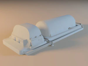 Generador de vapor 3ds max de la central el&eacute;ctrica sovi&eacute;tica Modelo 3D