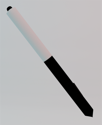 stylus 3D 모델 .c4d .max .obj .3ds .fbx .stl .blend 