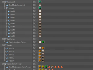 paquete de desierto de baja poli Modelo 3D
