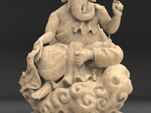 the ganesh posture give money 3d print model Modelo de Impressão 3D