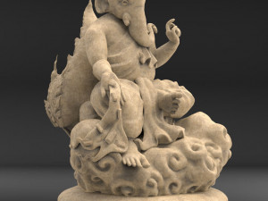 the ganesh posture give money 3d print model Modelo de Impressão 3D