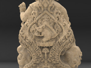 the ganesh posture give money 3d print model Modelo de Impressão 3D