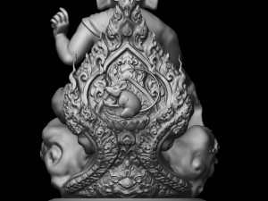 the ganesh posture give money 3d print model Modelo de Impressão 3D