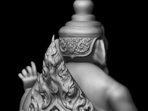 the ganesh posture give money 3d print model Modelo de Impressão 3D