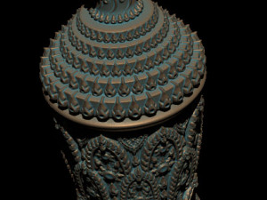 the cup thai pattern - 3d print model 3D Принт Модель