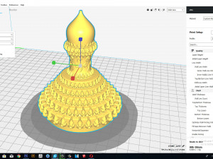 the cup thai pattern - 3d print model 3D Принт Модель