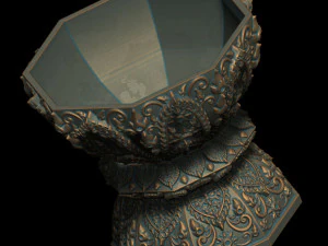 the cup thai pattern 2 - 3d print model 3D Print Model