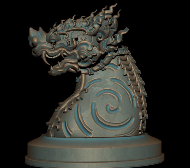 the leo singa - thai pattern 3d printing 3D प्रिंट मॉडल .c4d .max .obj .3ds .fbx .stl .blend 