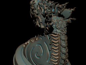 the leo singa - thai pattern 3d printing 3D प्रिंट मॉडल