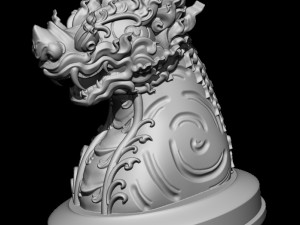 the leo singa - thai pattern 3d printing 3D प्रिंट मॉडल