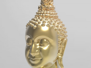the budda head - thai pattern - 3d print 3D प्रिंट मॉडल