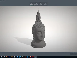the budda head - thai pattern - 3d print 3D Print Model