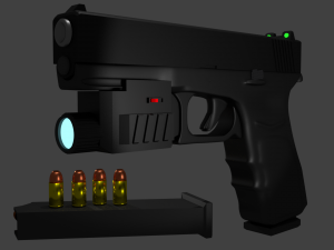 glock 18 Modelo 3D
