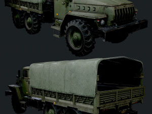 ural4320cover 3D 모델