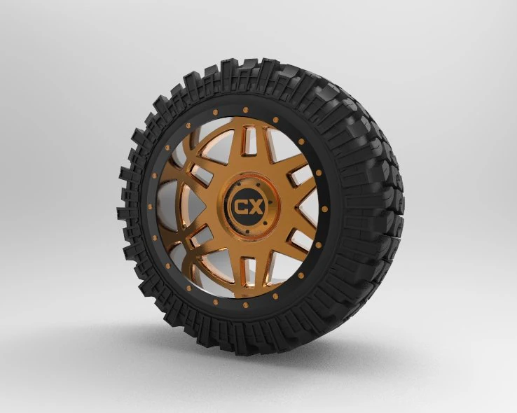 wheel cx 3D Model .c4d .max .obj .3ds .fbx .stl .blend 