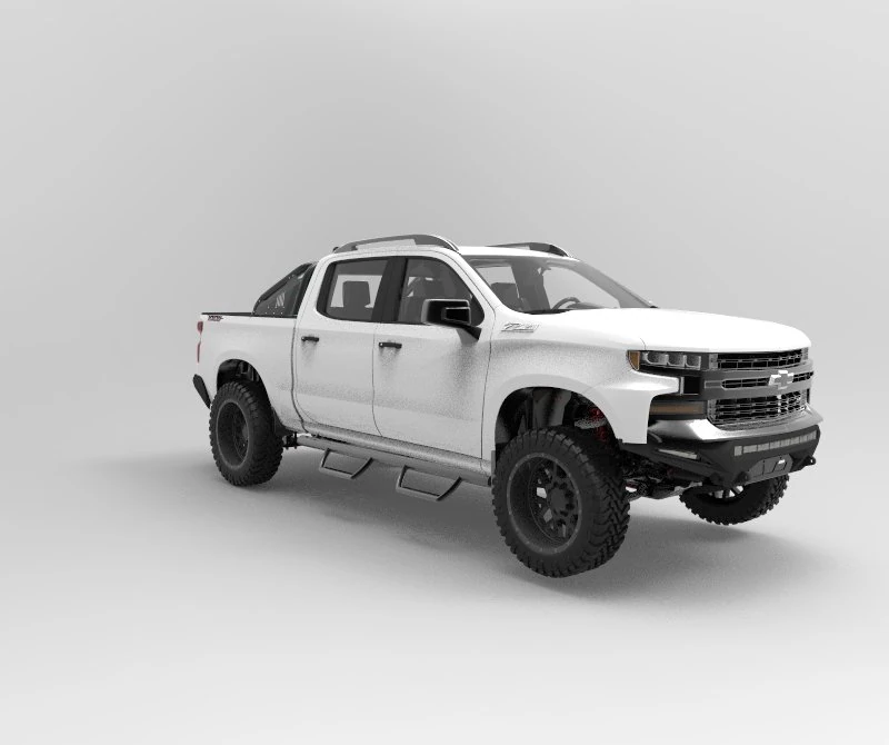 chevy z71 2018 offroad 3D Model .c4d .max .obj .3ds .fbx .stl .blend 